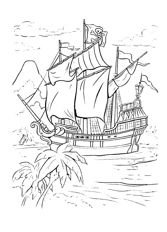 Plansa de colorat cu Peter Pan 27 20